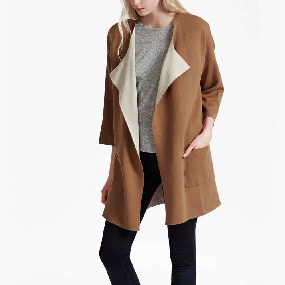 French Connection Camel Cardigan